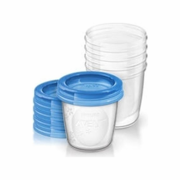 Avent VIA nádoba modrá 5x180ml (AV-000398)