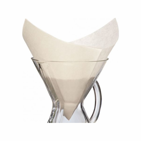 Čtvercové papírové filtry Chemex 100 ks.