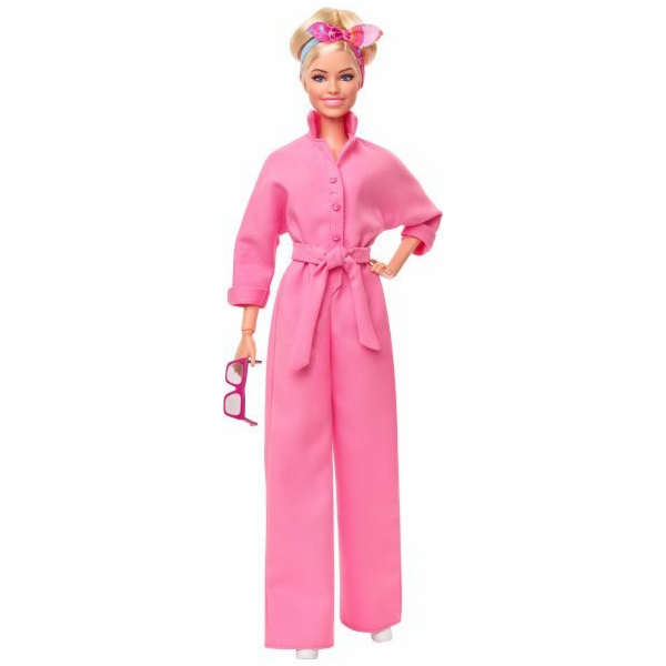Barbie The Movie Barbie v růžovém filmovém overalu panenka