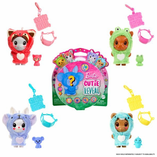 Kostým Mattel Barbie Cutie Reveal Pets Cuties, figurka na...