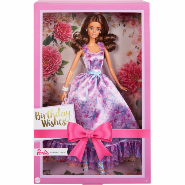 Panenka Mattel Barbie s podpisem k narozeninám