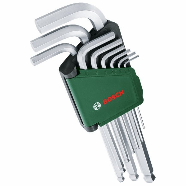 Bosch Sada šestihranných klíčů 9 kusů (1.600.A02.BX9