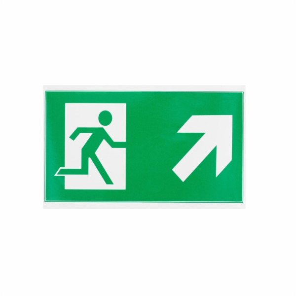 Výstup samolepky vpravo nahoru 100x180mm