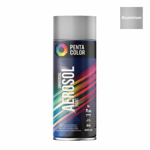 Aerosolová barva Pentacolor hliník R9006 400ml