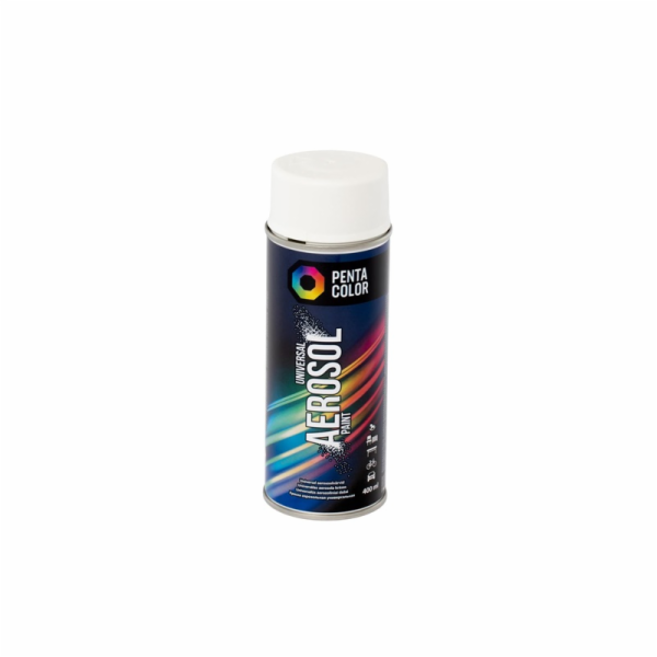 Aerosolová barva Pentacolor bílá matná RAL 9010 400ml