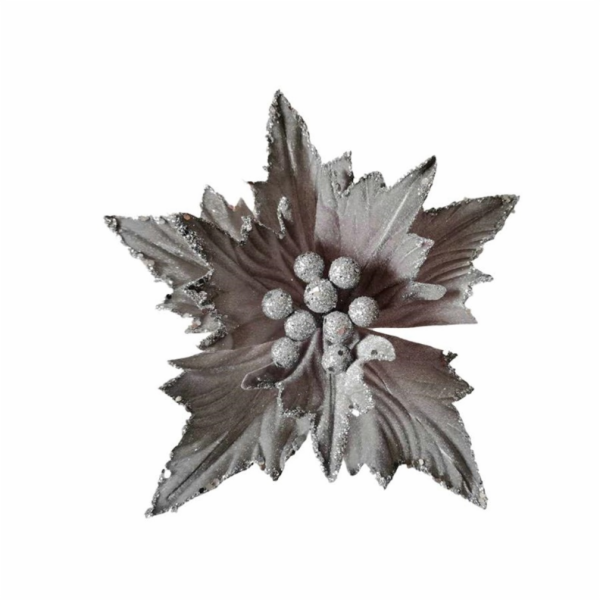 Umělý gel Christmas Touch FD1089, šedý, 250 mm