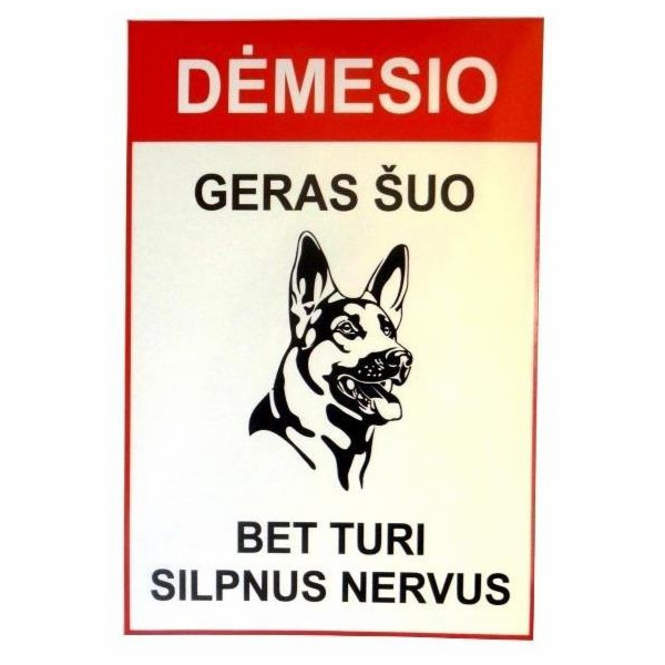 Nálepka DOBRÝ PES, LIP049