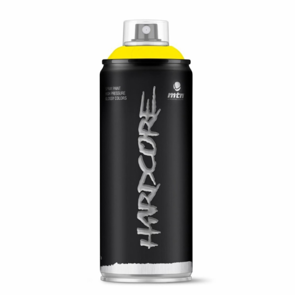 Aerosolová barva Montana Hardcore, světle žlutá, 0,4l