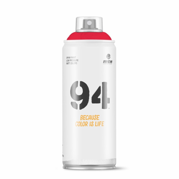 Aerosolová barva Montana Fluorescent, červená, 0,4l