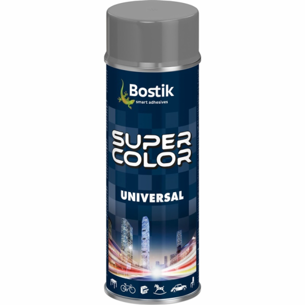 Aerosolová barva SC Bostik, hliníkově šedá, R-9006, 400ml