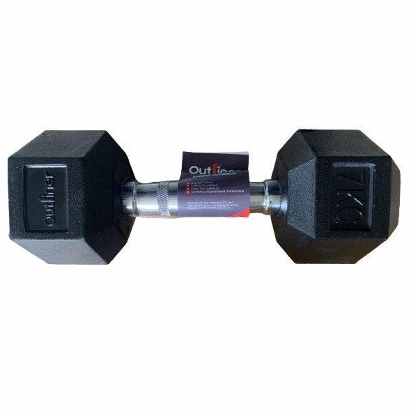 Gumové závaží OUTLINER YLDB35, 7 kg