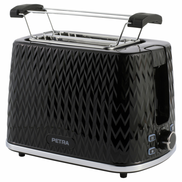 Toustovač Petra PT3860BLKVDEEU10 Chevron na 2 plátky