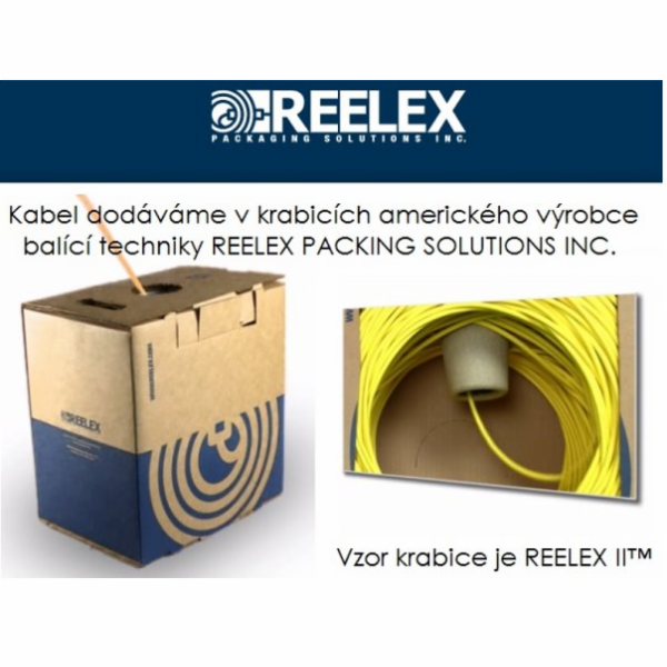 OPTIX UTP kabel (drát) Cat5e PVC šedý, bal.305m Standard,...