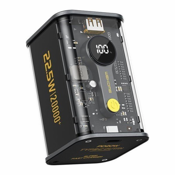 Powerbanka 20000 mAh PD 20W + QC 22,5W černá