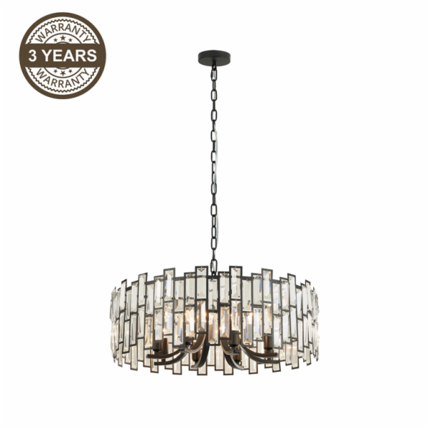 Závěsné svítidlo Domoletti MELILLA, 40 W, 8XE14, 2200027L