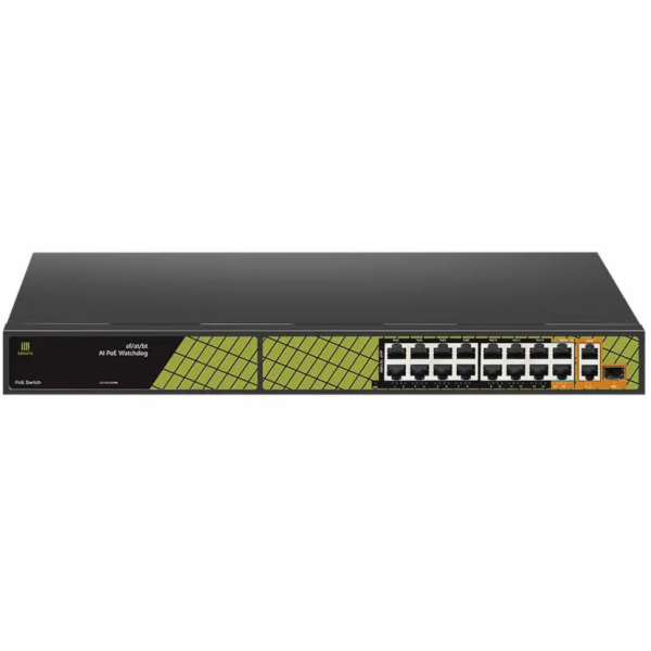 Switch Conexpro GNT-P4813V6 2x GLAN, 16x LAN s PoE, 1x SF...