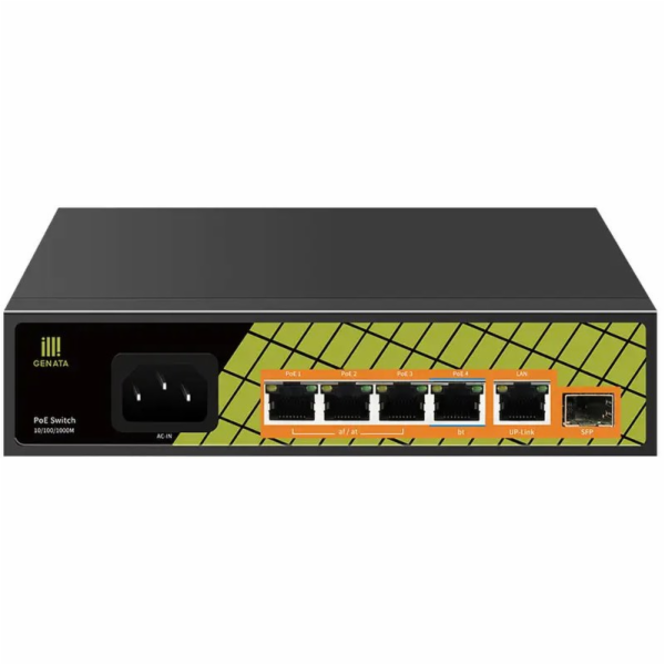Switch&nbsp;Conexpro&nbsp;GNT-P1006GA&nbsp;1x&nbsp;GLAN,&nbsp;4x&nbsp;GLAN&nbsp;s&nbsp;PoE,&nbsp;1x&nbsp;SF...