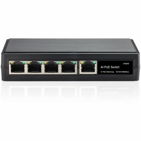 Switch Conexpro GNT-69P51G6 1x GLAN s PoE in, 4x GLAN s P...