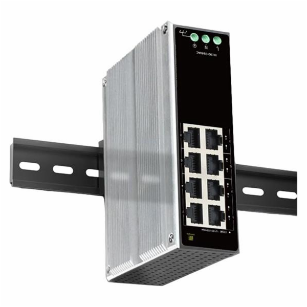 Switch Conexpro GNT-IG1008GL-AC průmyslový, na DIN lištu,...