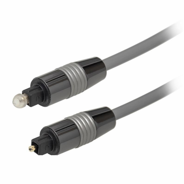 Kabel BLOW TOSLINK M, TOSLINK M, 3m, šedý 2140#