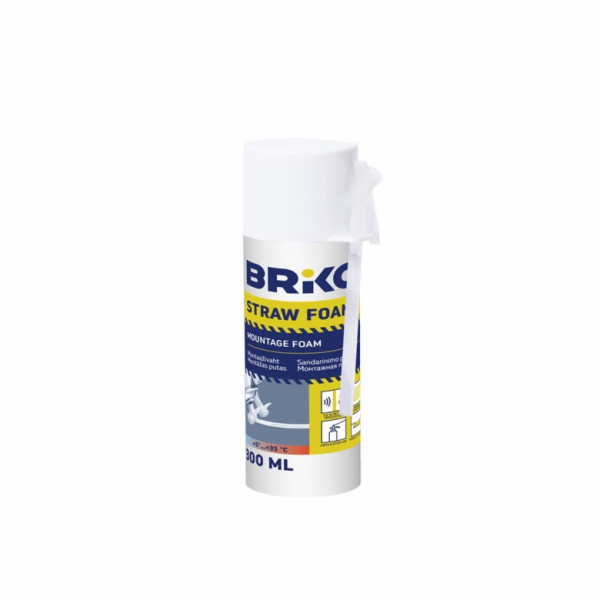Letní těsnící pěna Briko Straw 300, 300 ml