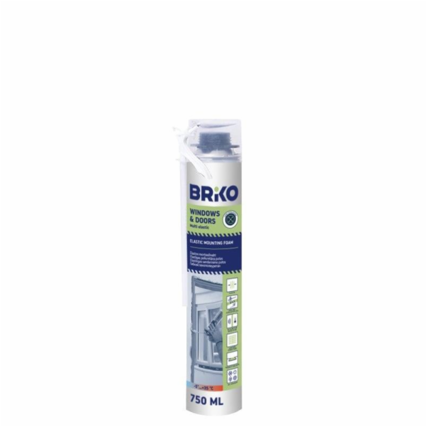 Pěnová Briko okna a dveře Elastic 750ml
