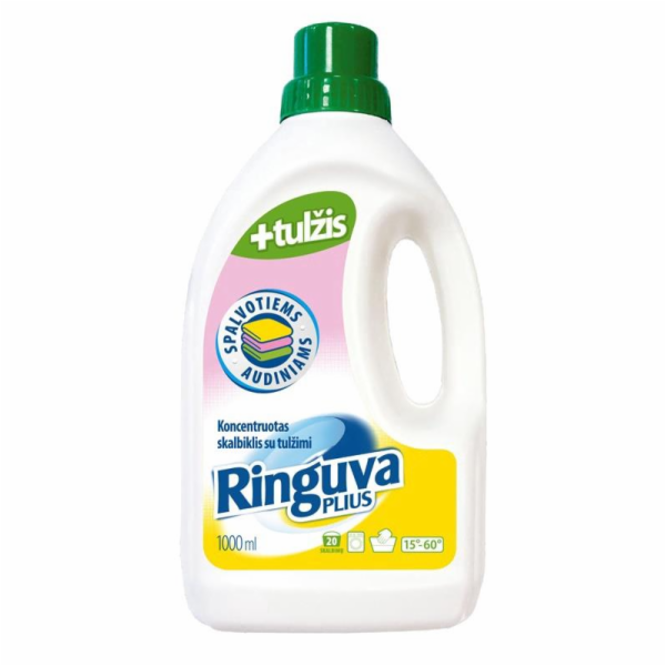 Tekutý prací prostředek RINGUVA PLUS, na barvy, 1 l, 20 ks.