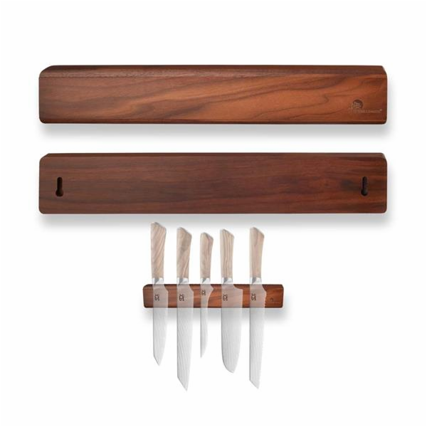 Lišta Dellinger magnetická (nástěnná) ořech 430 x 65 x 20 mm