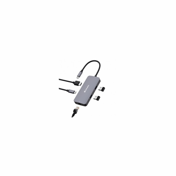 VERBATIM Hub USB-C Pro Multiport 5 Port, 2x USB 3.2, 1x U...