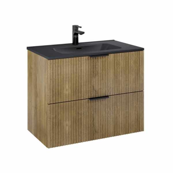Skříňka pod umyvadlo Masterjero Deco, hnědá/dub, 45,2x80x...