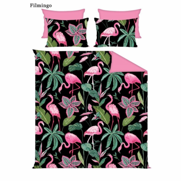 POTAH COMPL SATÉN FLAMINGO 140X200