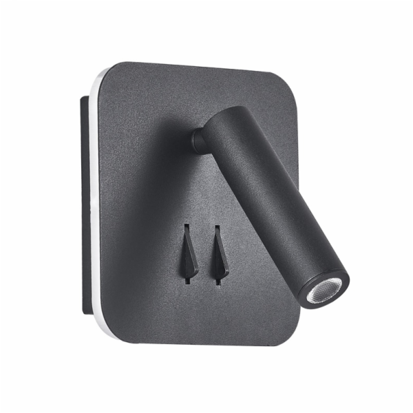 Fixační svítidlo AREA 19002-BK 3W+6W LED BL