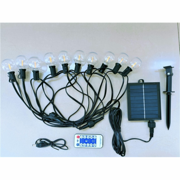 LED girlanda bublina Domoletti BD-F-G40-F-S3-10, 5 m