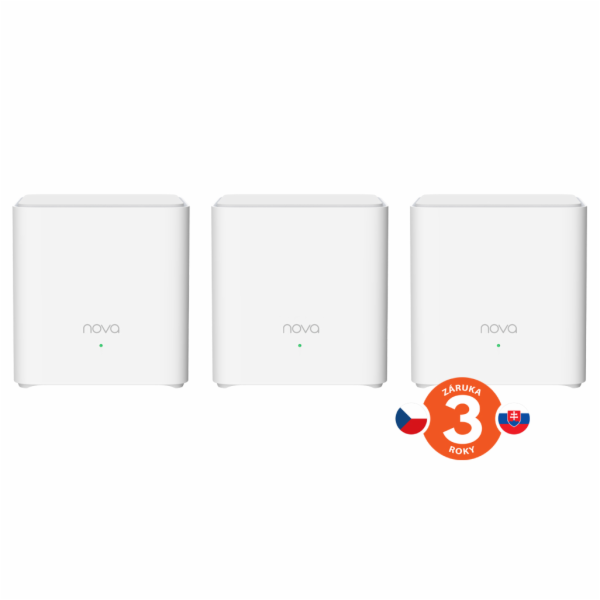 Tenda EX3 (3-pack) - Nova AX1500 WiFi 6 Mesh Router 802.1...