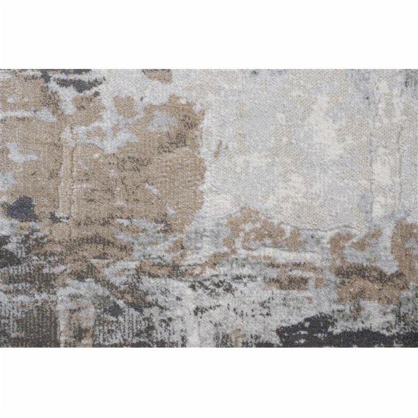 Koberec Domoletti Mayumi, šedý/břečťan, 2,3x1,6 cm