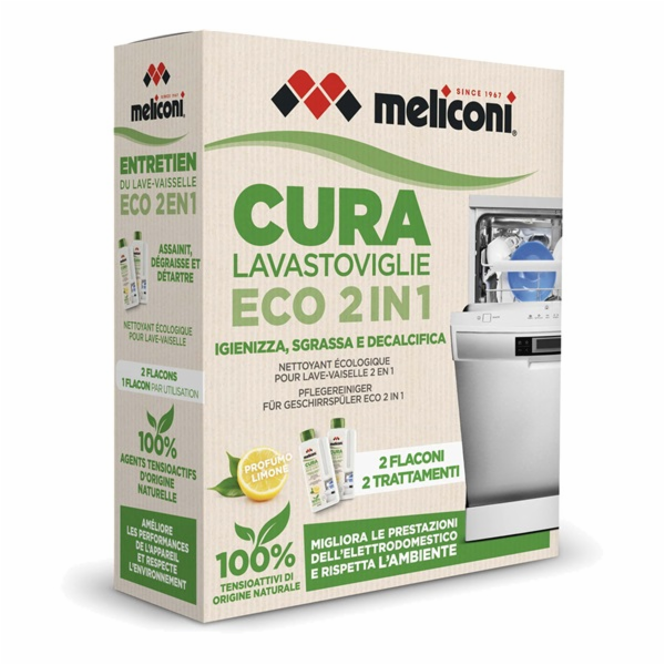 Čstič myček nádobí Meliconi, 656162, Eco Care, 2v1,tekutý...