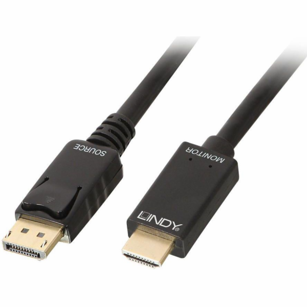 Lindy DisplayPort – kabel HDMI 1 m černý (36921)
