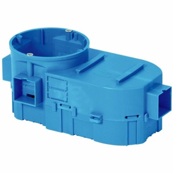 Simet 2cestný podomítkový box SE 60mm modrý (34117203)