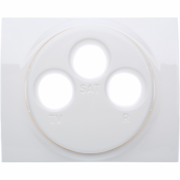 Legrand RTV/SAT štítek zásuvky SISTENA LIFE arctic 771073