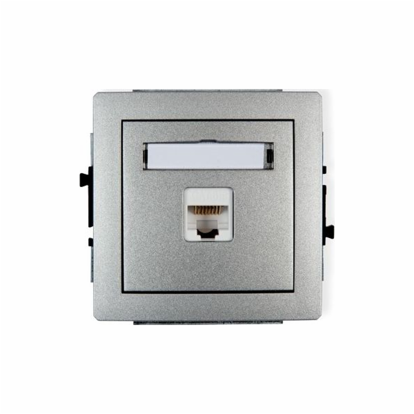 Karlik DECO Single počítačové zásuvky 1xRJ45, kat. 5e, 8p...