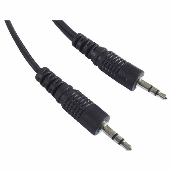 Gembird Jack 3,5mm - Jack 3,5mm kabel 5m černý (CCA4045M)