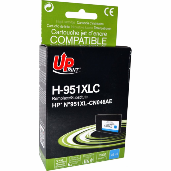 Inkoust UPrint H-951XL-C / CN046AE (azurový)