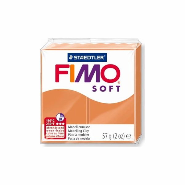 Fimo termosetová plastová hlína Měkký koňak 57g