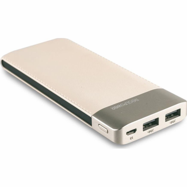 Krémová powerbanka Realpower PB-8000 Fashion 8000mAh