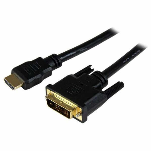 StarTech HDMI - DVI-D kabel 1,5 m černý (HDDVIMM150CM)