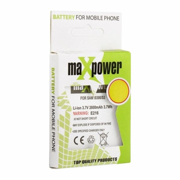 Baterie MaxPower Baterie Samsung S5 G900 3100mAh MaxPower...