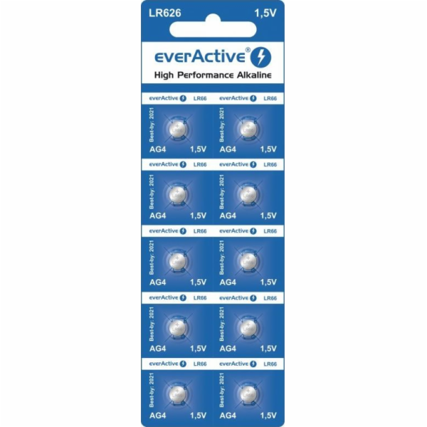 Baterie EverActive LR66 10 ks.