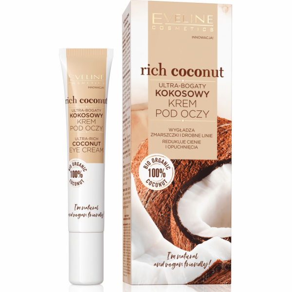 Eveline Rich Coconut ultra bohatý kokosový oční krém 15 ml