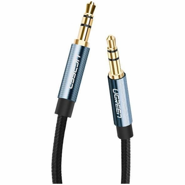Kabel Ugreen Jack 3,5mm - Jack 3,5mm 2m modrý (UGR478BLU)