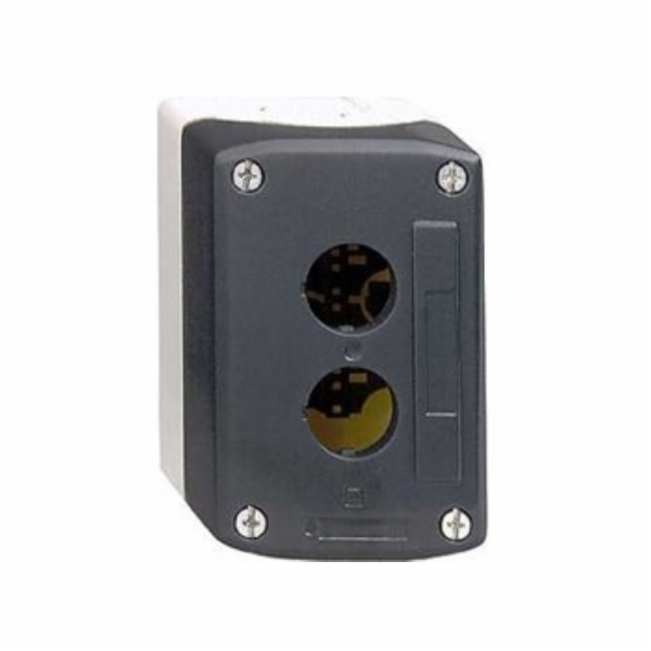 Schneider Electric kazetové pouzdro se 2 otvory 22 mm šed...